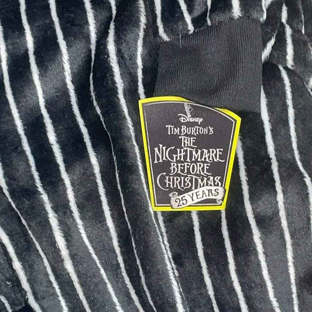 Disney Nightmare Before Christmas Jack Skellington Union Suit XL 16-18 Bat Bow - Picture 4 of 13
